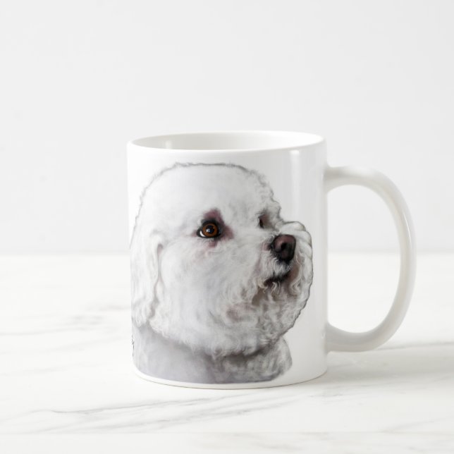 Côté sensible de Bizou la tasse de Bichon (Droite)
