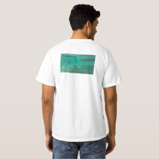 Côtés noirs du T-shirt deux de requin de récif de