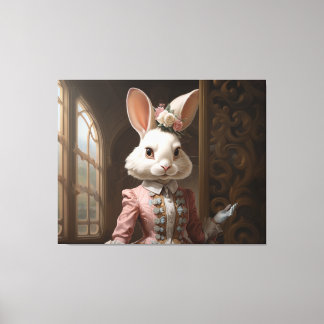 Cotillion Bunny Canvas Print