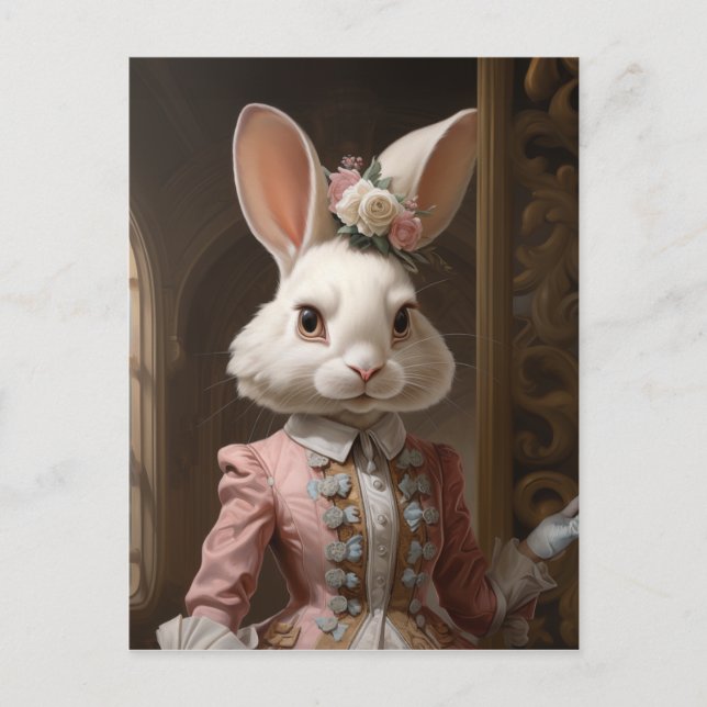 Cotillion Bunny Postcard (Front)