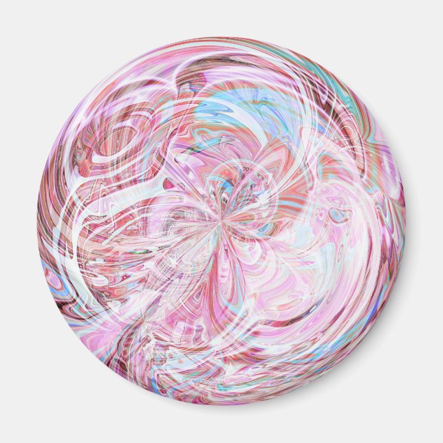 Coton bonbon Mandala Magnet (Devant)