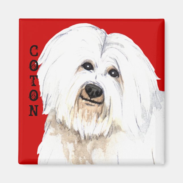 Coton Colour Block Magnet (Front)