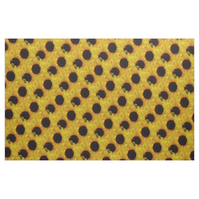 Coton de tissu de tournesol de tissu de tournesol (Fat Quarter)