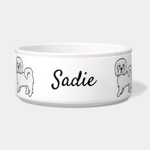 Coton De Tulear Cute Cartoon Dog & Custom Name