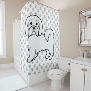 Coton De Tulear Cute Cartoon Dog Illustration