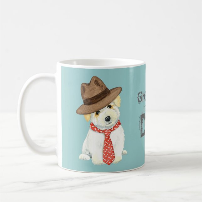 Coton de Tulear Dad Coffee Mug (Left)