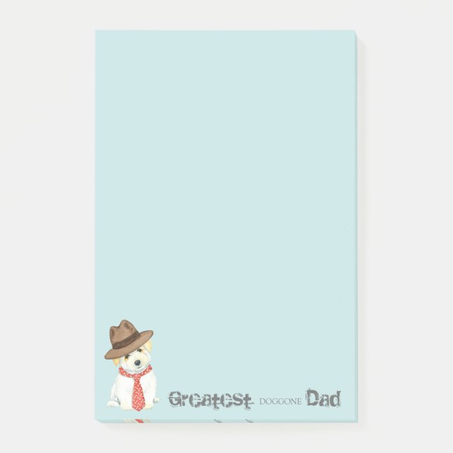 Coton de Tulear Dad Post-it Notes (Front)
