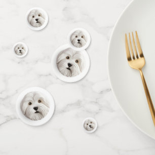 Coton De Tulear Dog 3D Inspired Confetti