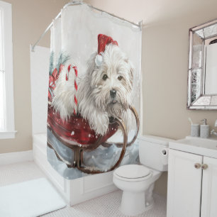 Coton De Tulear Dog Christmas Festive