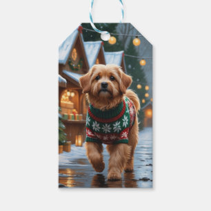 Coton De Tulear Dog Christmas Snow Holiday Gift Tags
