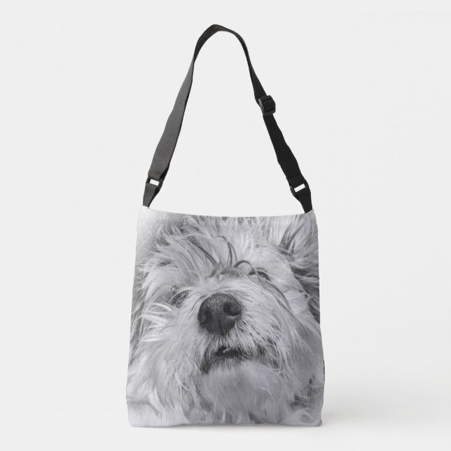 Coton de Tulear dog Crossbody Bag (Back)