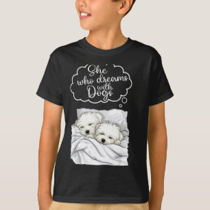 Coton De Tulear Dog Nightgown Pajama  T-Shirt