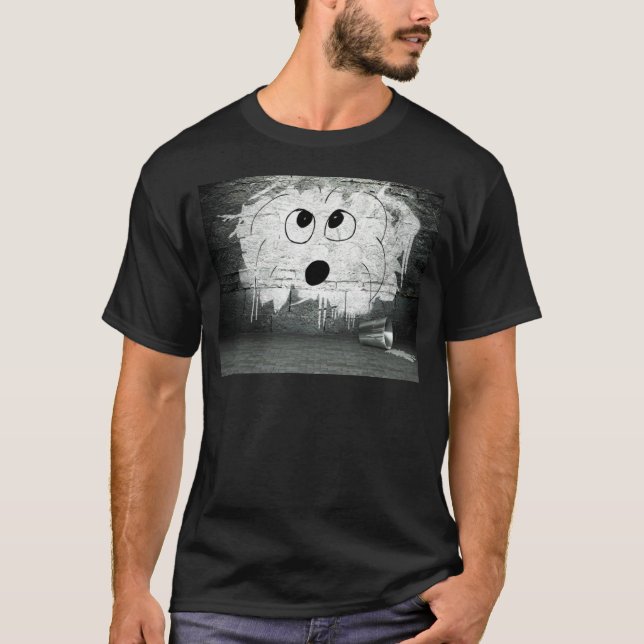 Coton de Tulear Graffiti Art T-Shirt (Front)