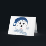 Coton de Tulear Happy Hanukkah Holiday Card<br><div class="desc">Use this exclusive Coton de Tulear cartoon design to wish your loved ones a Happy Hanukkah designed by coton-de-tulear-care.com</div>