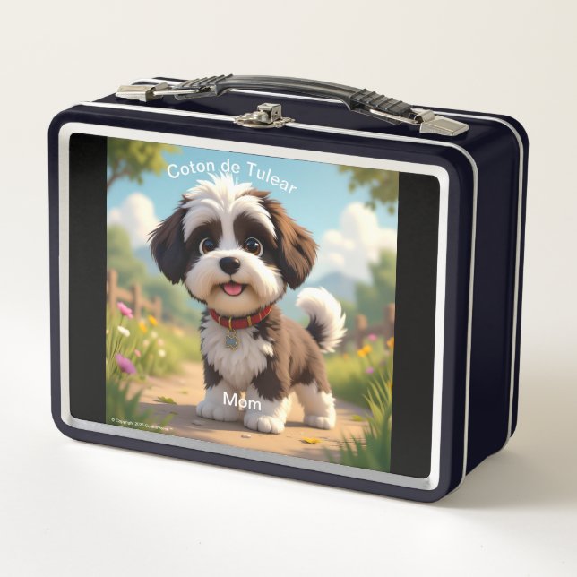 Coton de Tulear       Metal Lunch Box (Front)