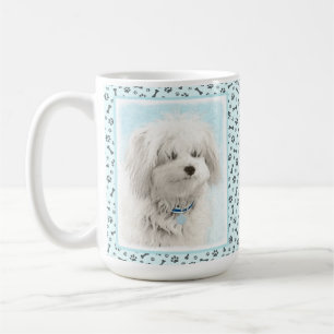 Coton de Tulear Painting - Cute Original Dog Art Coffee Mug