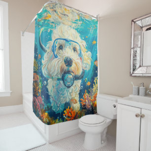 Coton De Tulear Scuba Diving Underwater