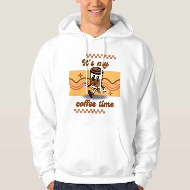 Coton pur Sweat - shirt à capuche imprimable 100%  (Devant)