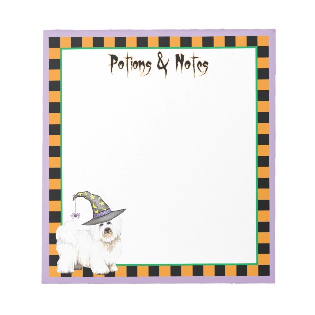 Coton Witch Notepad (Front)