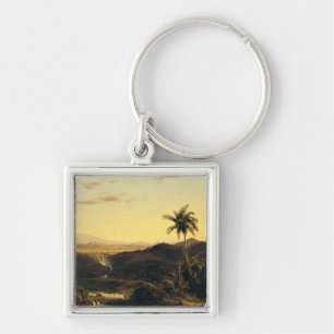 Cotopaxi from Andes Mountains by Frederic Edwin Ch Keychain