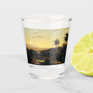 Cotopaxi from Andes Mountains by Frederic Edwin Ch Shot Glass