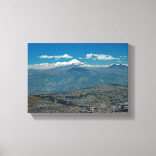 Cotopaxi & Quito Canvas Print