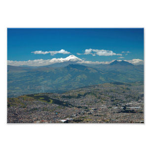 Cotopaxi & Quito Photo Print