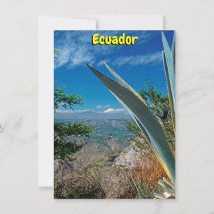 Cotopaxi volcano, Ecuador Card