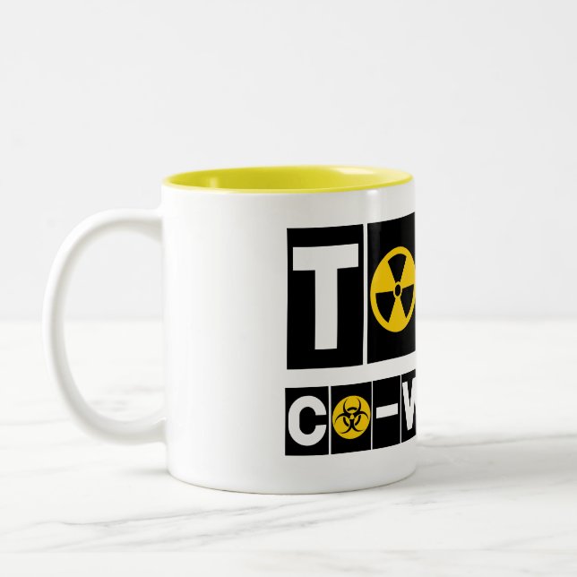 Cotravailleur toxique B/Y Mug (Gauche)