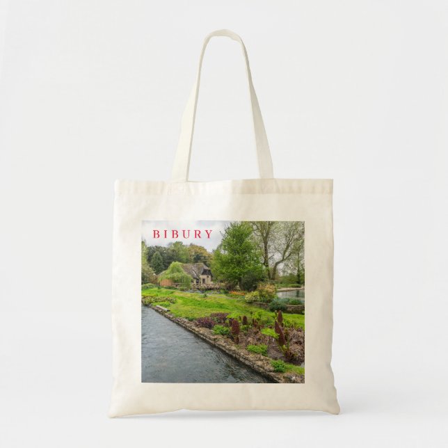 Cotswolds Bibury vue sac fourre-tout (Devant)