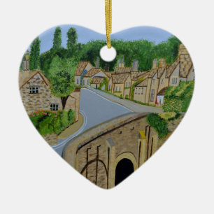 Cotswolds England Ceramic Ornament