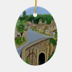 Cotswolds England Ceramic Ornament