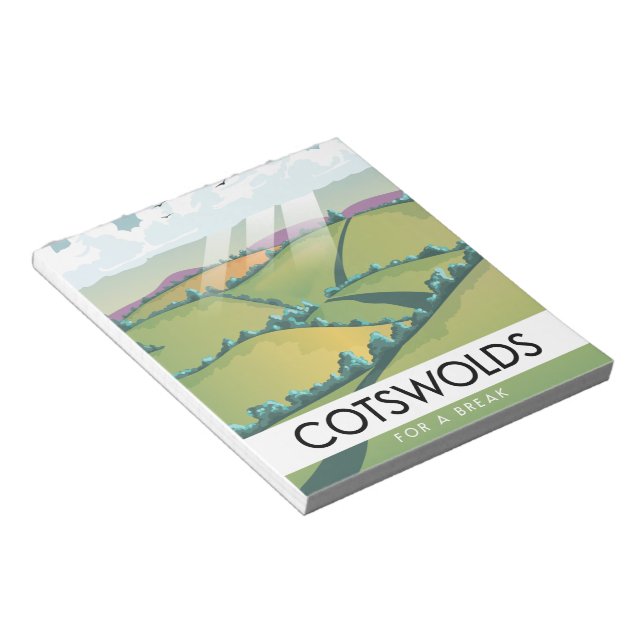 Cotswolds For a Break. Notepad (Angled)