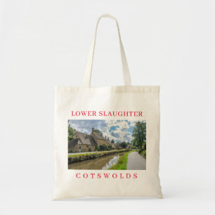 Cotswolds Lower Slaughter view tote bag