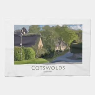 Cotswolds Railway Poster Kitchen Towel