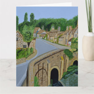 Cotswolds Village England greeting card