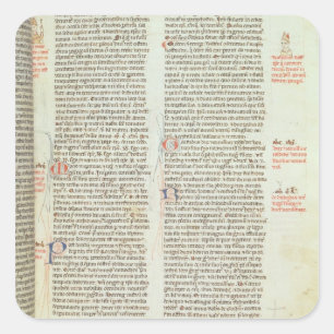 Cott Nero D II f.114 Adrian IV Square Sticker