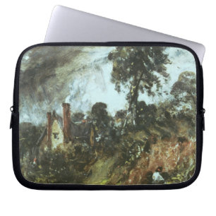 Cottage among Trees with a Sandbank, c.1830-36 (oi Laptop Sleeve