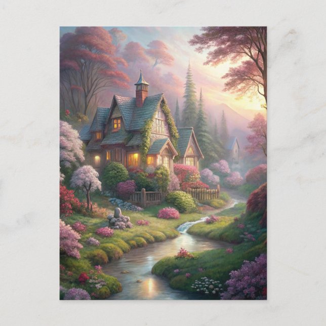 Cottage and Garden Postcard (Front)