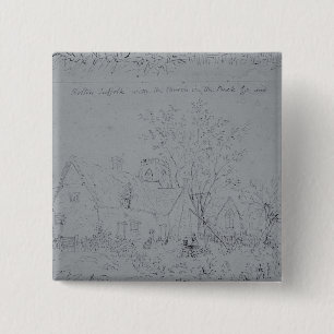 Cottage at Holton 2 Inch Square Button