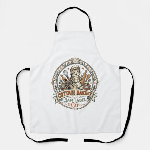 Cottage Bakery Jam Label Cat Cottage Bakery Jam La Apron