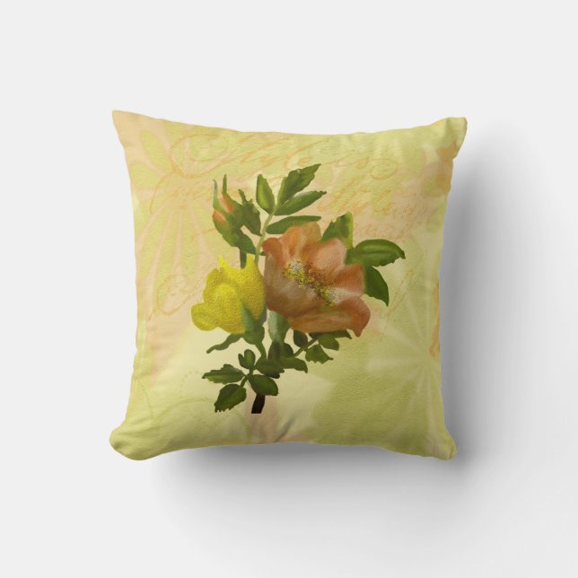 Cottage Bouquet Pillow (Front)