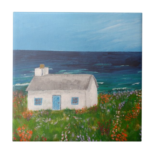 Cottage by the sea   tile (Front)