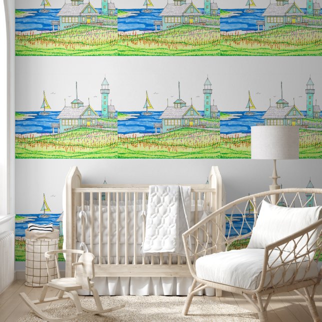 Cottage by the Sea  Wallpaper (Kids)