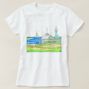 Cottage by the Sea Women's Tshirt