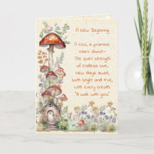 Cottage Core Congrats on your Marriage Personalize Card