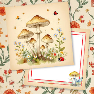 Cottage Core   Fairy Tale Themed Blank Card