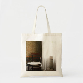 Cottage Core Old Wooden Chair Photograph Tote Bag