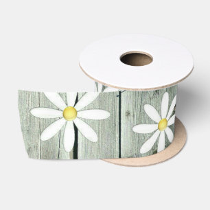 Cottage Daisy Satin Ribbon