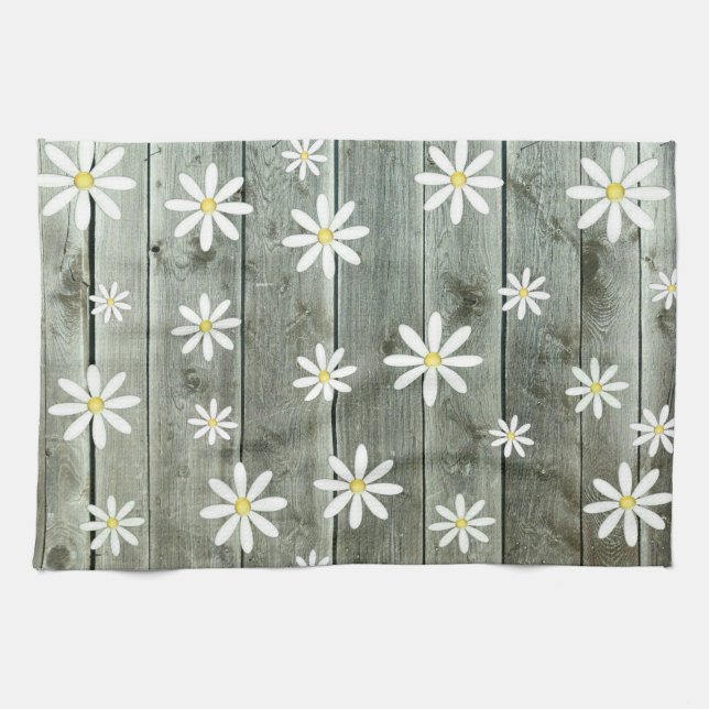Cottage Daisy Serviettes de cuisine (Horizontal)
